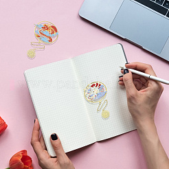 2шт 2 стиля железные закладки с цепочкой AJEW-GF0011-71