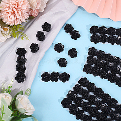 Accessori decorativi per costumi con fiori in paillettes di poliestere&nbsp;DIY-WH0899-422B