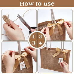 10 bolsa de tela de lona rectangular&nbsp;ABAG-UN0001-14