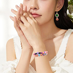 15 стиль бусины из полимерной глины ручной работы на тему Хэллоуина&nbsp;CLAY-YW0002-59