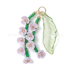 Стеклянные подвески из бисера&nbsp;PALLOY-MZ01249