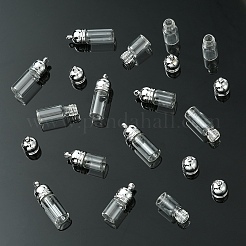 20шт 2 стиля подвески для стеклянных бутылок&nbsp;GLAA-YW0004-38