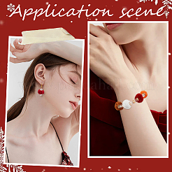 60 шт. 6 цвета имитация кроличьей шерсти европейские бусины&nbsp;FIND-PA0001-25