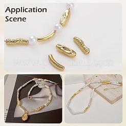 Бисера латунной трубки KK-D039-01A-G