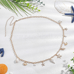 1 chaîne de taille d'été pour femme&nbsp;AJEW-CY0003-27