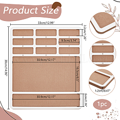 Деревянные бусины дизайнерские доски WOOD-WH0042-26B