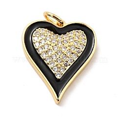 Покрытие стойки латунь микропаве прозрачные подвески из кубического циркония&nbsp;KK-E015-32G