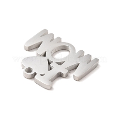 Не тускнеющие подвески из нержавеющей стали 304 на тему Дня матери&nbsp;LS-STAS-E171-03P-05