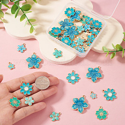 Colgantes de esmalte de aleación 54pcs 9 estilos&nbsp;ENAM-TA0004-03