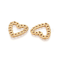 Кольца для соединения цепочек в форме сердца из нержавеющей стали 304 STAS-N109-08G