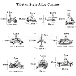 Подвески из сплава в тибетском стиле&nbsp;TIBEP-CJ0001-31