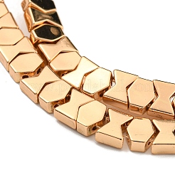 Гальванические нити из синтетических немагнитных гематитовых бусин&nbsp;G-C136-A01-01