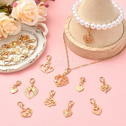 Decorazioni pendenti in lega 20 pz&nbsp;HJEW-YW00523