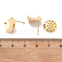 Messing Ohrstecker Ohrring Zubehörse&nbsp;KK-K382-16A-G