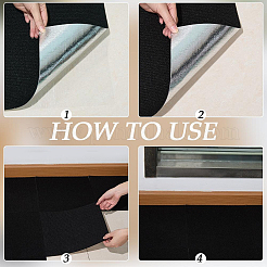 12 шт. квадратная самоклеящаяся полиэфирная ковровая лента&nbsp;DIY-CN0003-45B