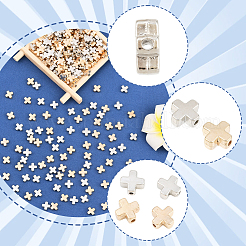 600шт 2 цвета пластиковые бусины ccb&nbsp;CCB-PA0001-18