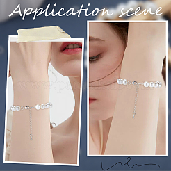 4 шт. 925 застежки-карабины из стерлингового серебра и 20 шт. открытых соединительных колец STER-BBC0006-23