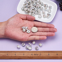 100 шт. 4 вида бусин в виде диско-шара&nbsp;RB-CW0001-01