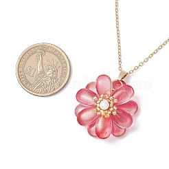 Стекло ожерелья шкентеля NJEW-MZ00112