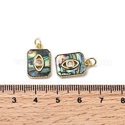 Латунные микро проложить кубического циркония подвески&nbsp;KK-K384-17G