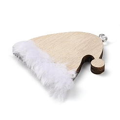 Weihnachtsanhänger aus unfertigem Holz&nbsp;LS-WOOD-D026-01D