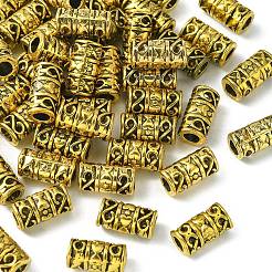 Сплавочные овальные бусины тибетского стиля  PALLOY-YW0001-77