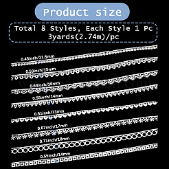 24 ярд двух видов кружевной ленты из молочного волокна&nbsp;OCOR-CY0001-09B