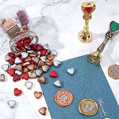 250 шт. 5 цвета сургучных частиц DIY-CP0005-46B