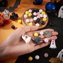 20 Stück 11 Stile Halloween Silikonperlen&nbsp;SIL-TA0003-27