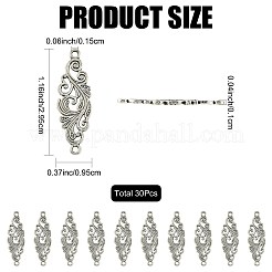 30pcs breloques de connecteur en alliage de style tibétain&nbsp;TIBE-FS0003-32