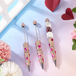 2 stylo à bille en argile polymère avec strass&nbsp;OFST-TA0001-03B