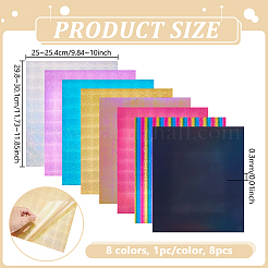 8 шт. 8-цветные термотрансферные виниловые листы&nbsp;FIND-NB0006-93