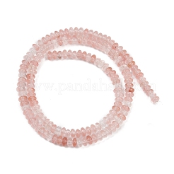 Вишневого кварца стеклянные бусы пряди G-U026-B01-4mm