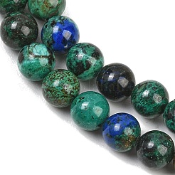 Fili di perle di azzurrite naturale&nbsp;G-P503-6MM-09