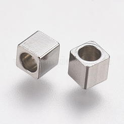 Perline in acciaio inossidabile 304 anti-ossidazione&nbsp;STAS-F195-027P-3x3mm