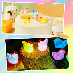 50 шт. светящиеся смоляные кабошоны&nbsp;RESI-SP0001-21