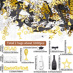 Гальваническое пвх пластиковое конфетти&nbsp;DIY-GF0011-15