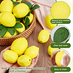 50 шт. пенопластовый имитация лимона&nbsp;DJEW-GA0001-75B
