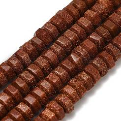 Синтетические голдстоуновские бисер пряди&nbsp;G-G317-A06-3x6mm