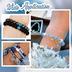 300шт 15 стиля натуральных и синтетических бусин из смешанных драгоценных камней G-AR0005-79