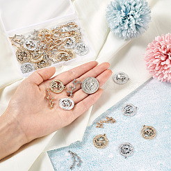 4 комплект 4 стилей подвески из цинкового сплава FIND-CD0001-09