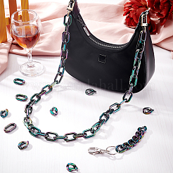 100 шт. 2 стильных акриловых соединительных кольца&nbsp;OACR-PH0001-68