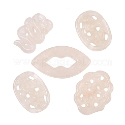 Perle intagliate di quarzo rosa naturale&nbsp;GG-CBA3D9B-01