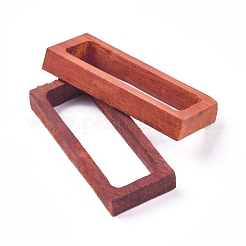Cadre en bois de santal inachevé&nbsp;WOOD-WH0098-71A