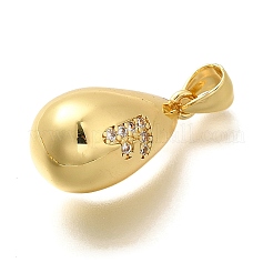 Стойки обшивки латунь микро проложить Циркон подвеску&nbsp;KK-L226-102G-F