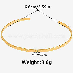 Простые браслеты из нержавеющей стали 304 в европейском и американском стиле&nbsp;UM3618-2