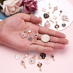 Подвески из сплава эмали 60шт 12 стиля&nbsp;ENAM-PJ0001-05