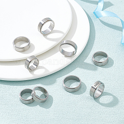 14 шт. набор из 7-х вращающихся колец из нержавеющей стали 304&nbsp;RJEW-UN0002-68P