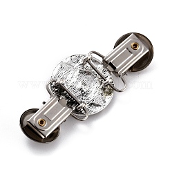 Винтажный сплав с зажимами для кардигана со стразами&nbsp;LS-JEWB-B002-09AS