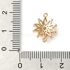 Латунные подвески из прозрачного кубического циркония KK-G503-27G